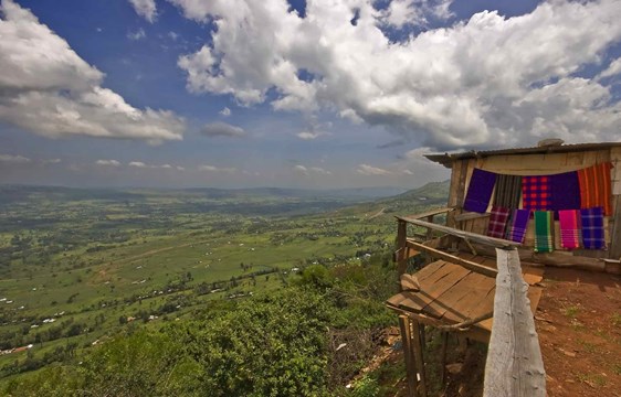 View point of Great Rift Valley in Kenya