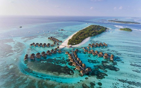 Luxury water villas in Maldives