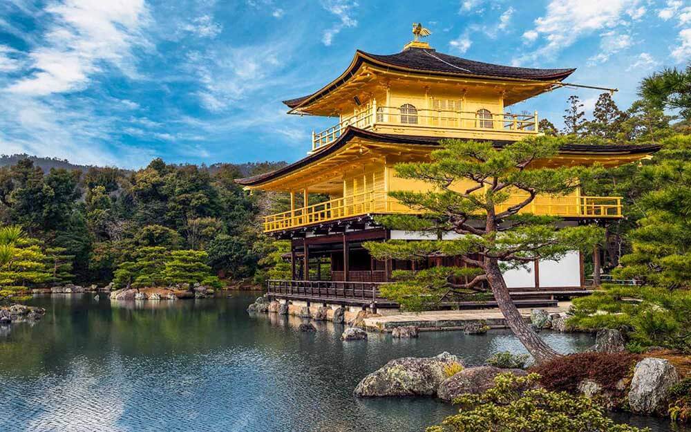 The Golden Pavilion in Kyoto, JApan